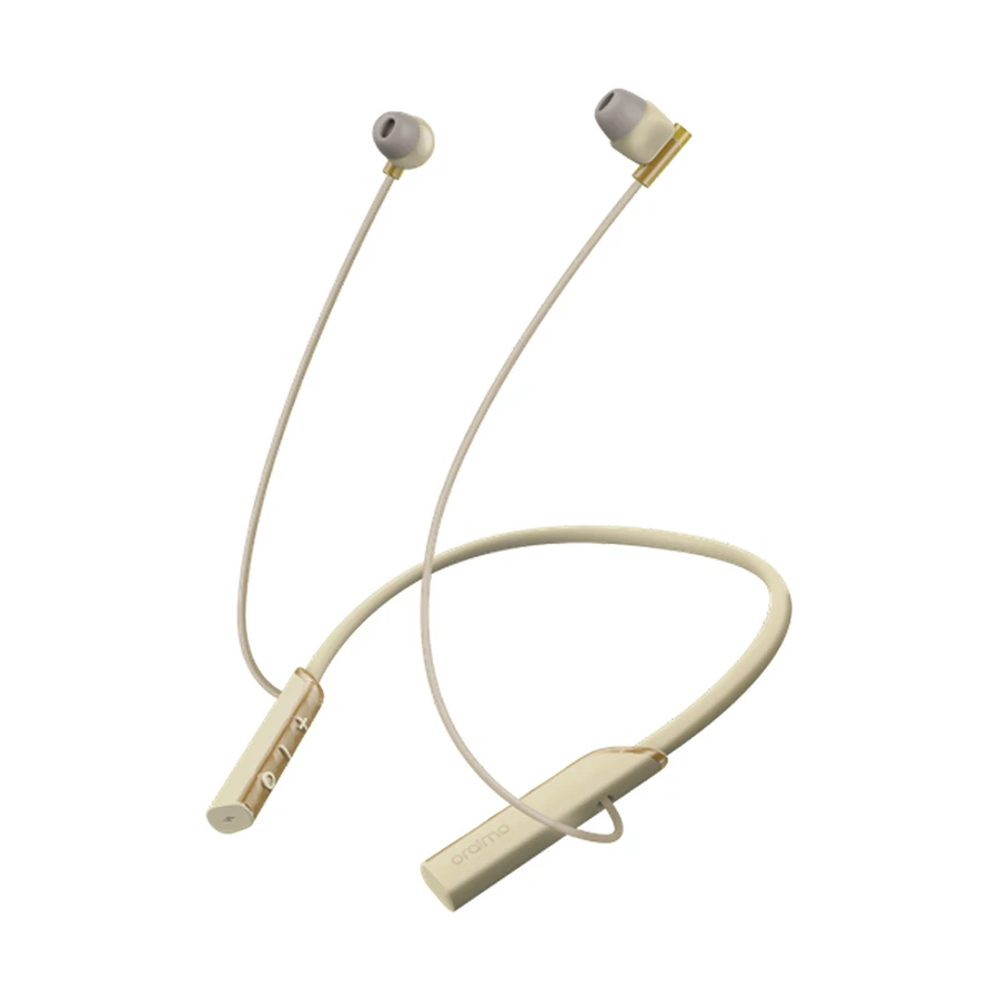 Oraimo NECklace Lite Light Gold Bluetooth NECkband Earphone # OEB-311