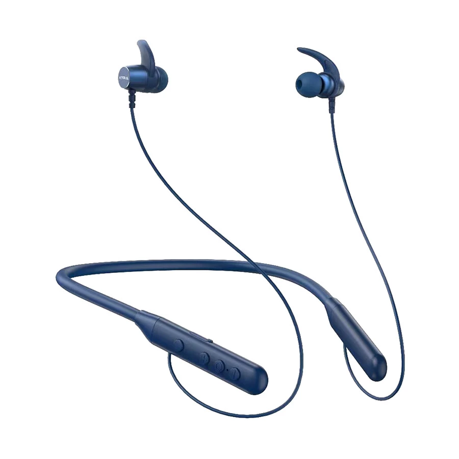 Xtra N40 In-ear NECkband Bluetooth Blue Earphone (6 Month Warranty)