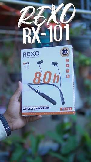 Rexo-80 hours battery backup black